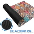 thumbnail image 6 of Long Mouse Pads for Desk,Multicolor Ethnic Geometric Pattern Desk Mats on Top Of Desks, Desk Mouse Pad Extra Large with 3mm Non-Slip Base and Stitched Edge for Gaming,Office,Work,Home 31.5"x15.7", 6 of 6