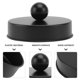 thumbnail image 4 of 1pc masón jarra sellada tapa de acero inoxidable cubierta de frasco accesorio de baño negro, 4 of 5
