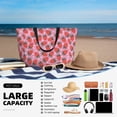 thumbnail image 5 of Wukai Strawberry Print Zipper Bag,large Beach Tote Bag,Waterproof Sandproof Bag,Grocery and Picnic Tote Travel Bag, 5 of 5