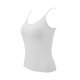 thumbnail image 4 of Prettyui - Camiseta sin mangas con sujetador acolchado para mujer, estilo camisola lisa de modal, con sujetador incorporado, ropa de fitness, 4 of 5