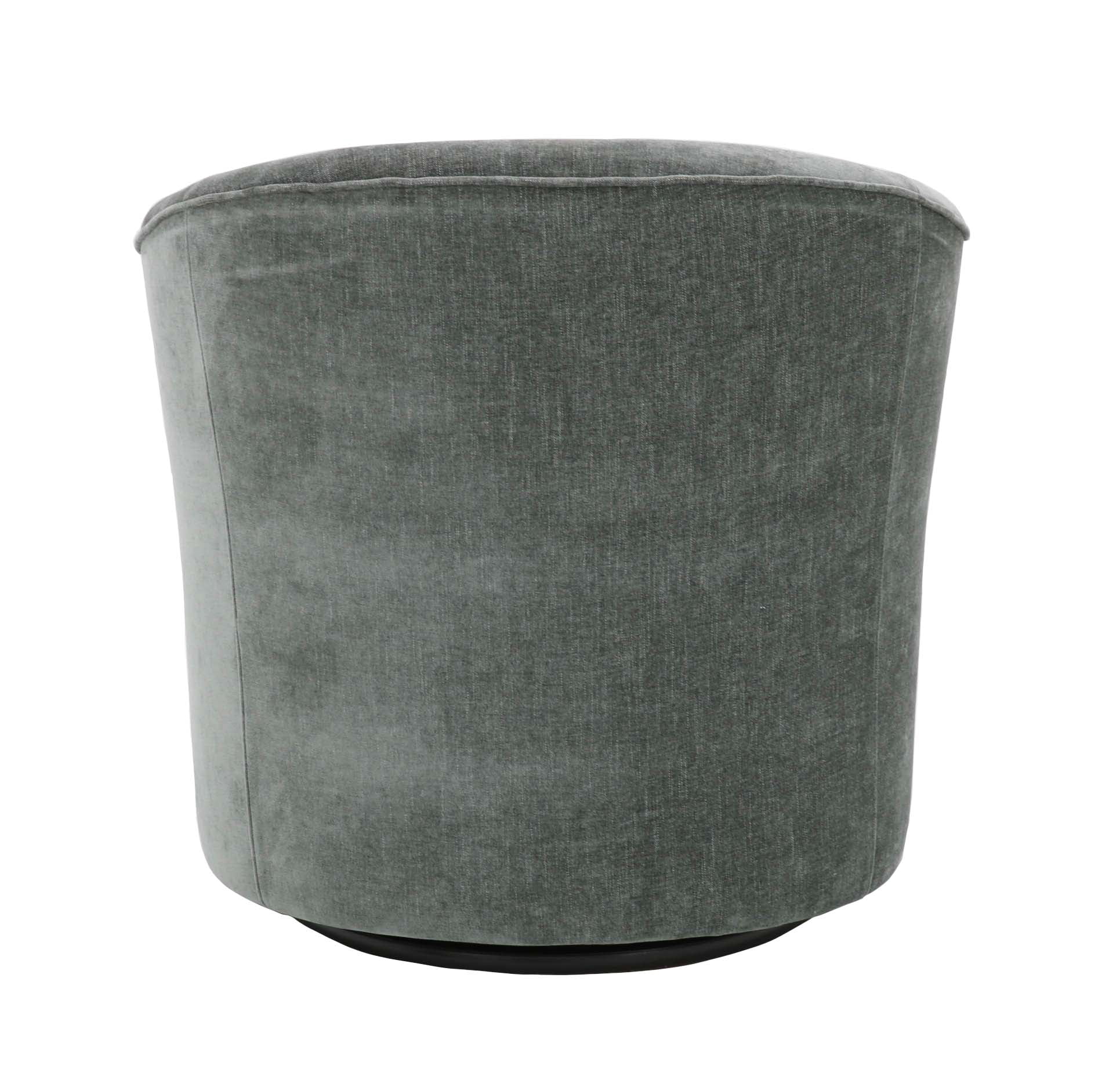 Mainstays Miles Swivel Accent Chair, Saganaga Charcoal