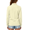 thumbnail image 6 of Girls Long Sleeve Collar Pique Polo Shirts Kids School Uniform Daily Tops Purple 160, 6 of 7