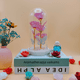 thumbnail image 2 of Adornos de pantalla de cristal luminosos con forma de rosa eterna de hoja de oro de Tanabata, caja de regalo para el día del niño, San Valentín y cumpleaños, 2 of 5
