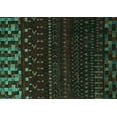 thumbnail image 1 of Ahgly Company Indoor Rectangle Abstract Turquoise Blue Modern Area Rugs, 6' x 9', 1 of 4