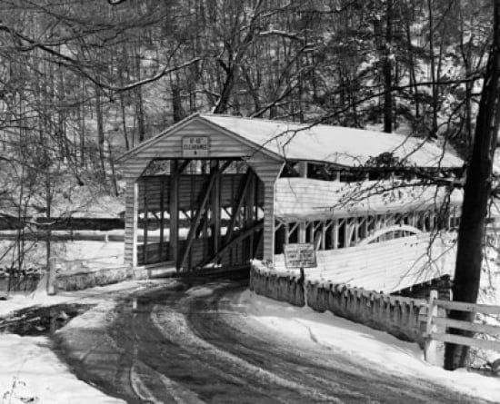 Covered Bridge In A