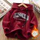 thumbnail image 2 of Sudadera con forro polar para niños, jersey con capucha, Top para Otoño/Invierno, nueva capa Base de moda, prendas de vestir deportivas, 2024, 2 of 5