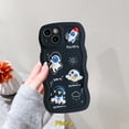 thumbnail image 2 of Funda Redmi A1 + 10 9 10A 9T 10C 9A 9C NFC A1 Note 11 9 8 11Pro 11s 10 10s 9s 10Pro Max PO CO M3 X3 Pro Mi 11T Dibujos Animados 3D Muñeca Lindo Astronauta Espacial Ondulado Borde Cubierta Suave Gao Jiahui unisex, 2 of 2