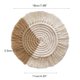 thumbnail image 3 of Decoración De Mesa [Yue Xinghui] Propiedad Intelectual Procesada Cuerda De Algodón Tejida A Mano Posavasos Borla Mantel Almohadilla De Aislamiento Gris Diámetro 18 Cm ANGGREK Otros, 3 of 8