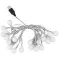 thumbnail image 3 of 20 Luces De Cadena LED, Globo De Decoración De , Luz Blanca Cálida Flexible, Luces De Cadena Para Interiores Y Exteriores Para Patios Para Hogares, 3 of 7