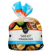Sam's Choice Sweet Hawaiian Hamburger Buns, 15 oz, 8 Count