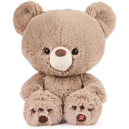 Kai Teddy Bear Plush Toy, Premium Stuffed Animal for Ages 1 and Up, Taupe, 12”
