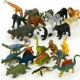 thumbnail image 5 of Bodevada Realistic Jungle Safari Wild Zoo Phthalate-Free Plastic Animals Figurines, Set of 12, 5 of 9