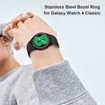 thumbnail image 1 of Anillo De Bisel Anillo de parachoques de bisel para Samsung Galaxy Watch 4 Classic 46 mm (E rojo blanco), 1 of 6