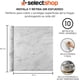 thumbnail image 2 of Papel Tapiz Azulejo Mármol Rollo Vinil Adhesivo 10m X 60cm Gris con Negro Piedra, 2 of 6