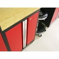 thumbnail image 4 of NewAge Products Bold Series Red 14 Piece Cabinet Set, Heavy Duty 24-Gauge Steel Garage Storage System, Slatwall / Hook Kit / Pro Wall Mounted Shelf Included, 4 of 7