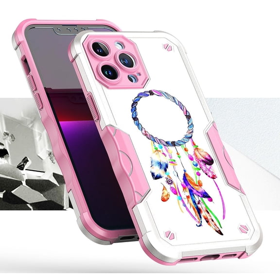 Bemz Heavy Duty Armor Rugged Case for iPhone 14 Pro Max - Dreamcatcher