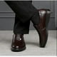 thumbnail image 4 of Zapatos de cuero de talla grande, zapatos casuales de negocios de moda coreana, zapatos formales de cuero transpirable, zapatos de cuero sin cordones de moda para hombres, 4 of 6