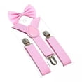 thumbnail image 1 of Juego de 4 Tirantes para Niños Strade Fareast Limited Pajarita Color Rosa 4 piezas, 1 of 8