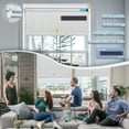 thumbnail image 3 of Keego No Drill Motorized Blinds, Smart Blinds for Windows Work with Voice Assistant, Custom Automatic Blinds with Pull-Rod Trigger Motorized Roller Shades - Beige (Blackout), 20"W x 48"H, 3 of 7