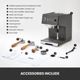 thumbnail image 4 of Gemilai G3028A Espresso Machine, 15 Bar Professional Coffee Maker with Adjustable OPV & Automatic Milk Frother, PID Temperature Control, 57oz Tank, 550ml Boiler for Cappuccino, Latte Grey, 4 of 8