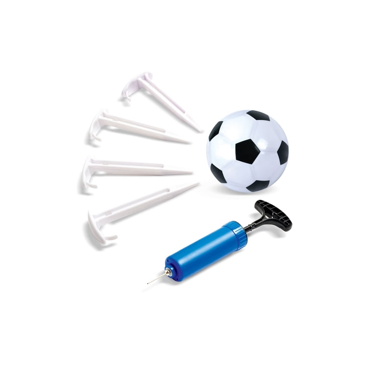 Play Day Foldable Soccer Set (2 Folding Goals, Ball, Inflating