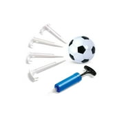 Play Day Foldable Soccer Set (2 Folding Goals, Ball, Inflating Pump, 4 Stakes) Children Ages 3+