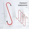 thumbnail image 2 of 4PCS Brake Caliper Hangers,Brake Caliper Tool/Brake Caliper Compression Tool for Changing Brake Pads,Braking,Universal Automotive Tools Brake Caliper Hooks with Rubber Caps (4, Red) Red 4 Red 4, 2 of 5