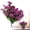 Dark Purple, variant on 2 Pack Artificial Eucalyptus Violet Flower, Red Lotus Faux Plant for Outdoor Spring Courtyard Garden Decor, 2 Stems