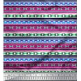 thumbnail image 1 of Soimoi Satin Silk Fabric Aztec Geometric Print Fabric by Yard 42 Inch Wide, 1 of 1