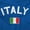 Royal, variant on Italian Flag Italy Soccer Fan Pride Hoodie Sweatshirt Women Men Brisco Brands L