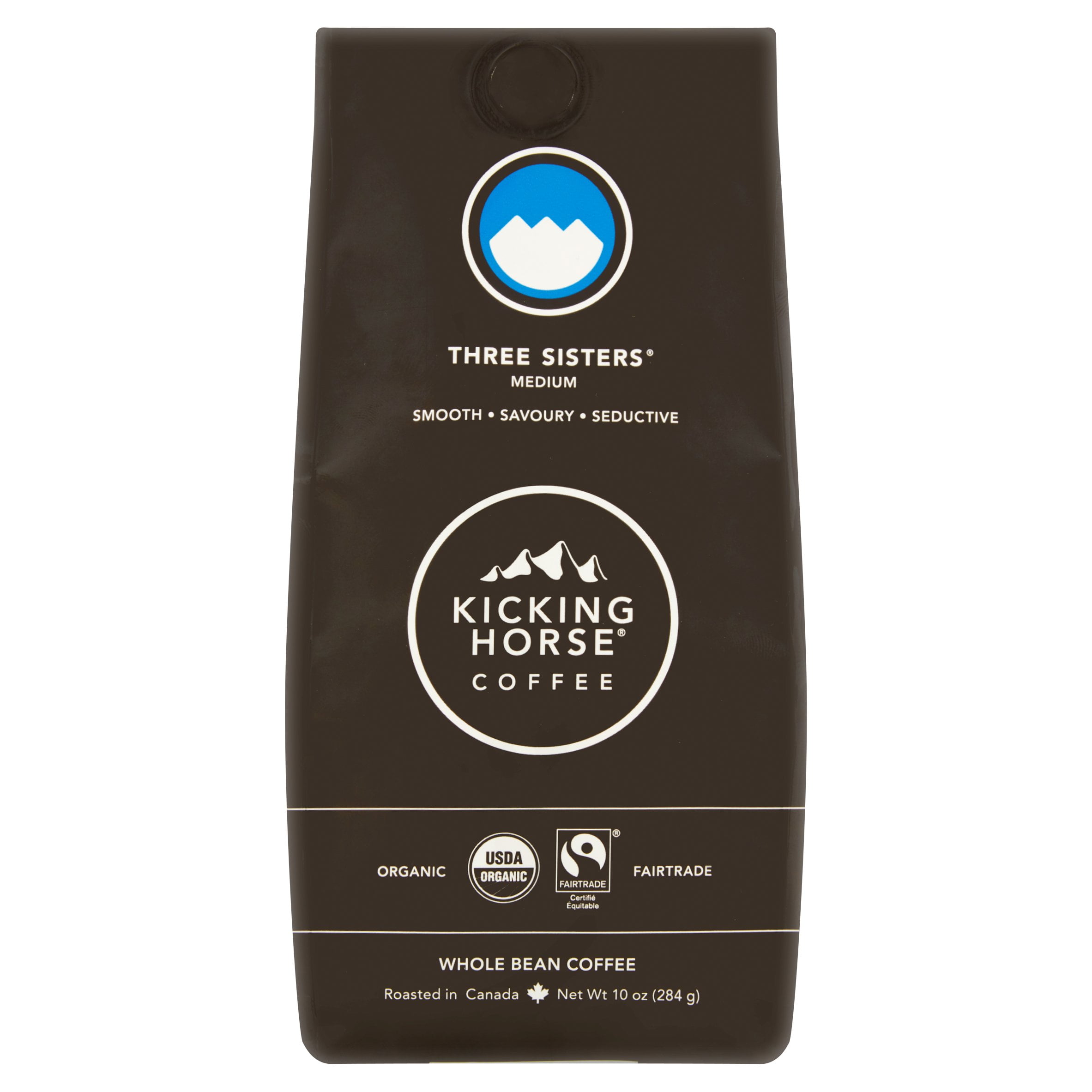 Kicking Horse Coffee 3 Sistrs Med Rst Bean,10 Oz (Pack Of 6)