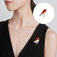 thumbnail image 2 of BQBQERT Adorable Enameled Bird Brooch Clothing Dress Pin Accessory Stylish Outfit Enhancer For Casual Formal Occasions, 2 of 8