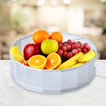 thumbnail image 3 of kurtrusly 1/2/3/5 Anti-Skid Turntable Spice Rack Bathroom Storage Tray Organizer Container White L 1 Pc, 3 of 6