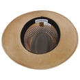 thumbnail image 4 of Peak View Shantung Straw Safari Fedora Hat - L - Copper, 4 of 4