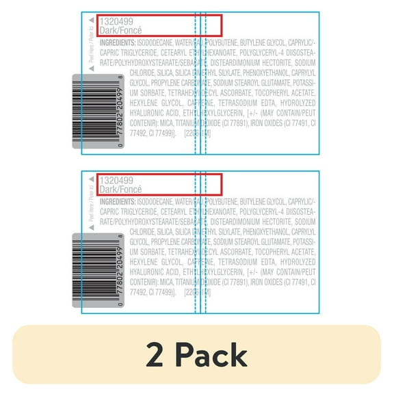 (2 pack) Black Radiance True Complexion Longwear Concealer Makeup - Dark