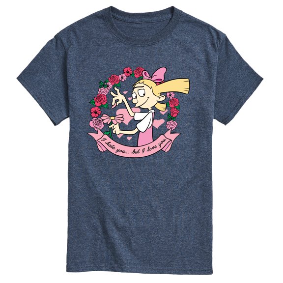 Hey Arnold! - Valentine's I Love You - Men's Short Sleeve Graphic T-Shirt