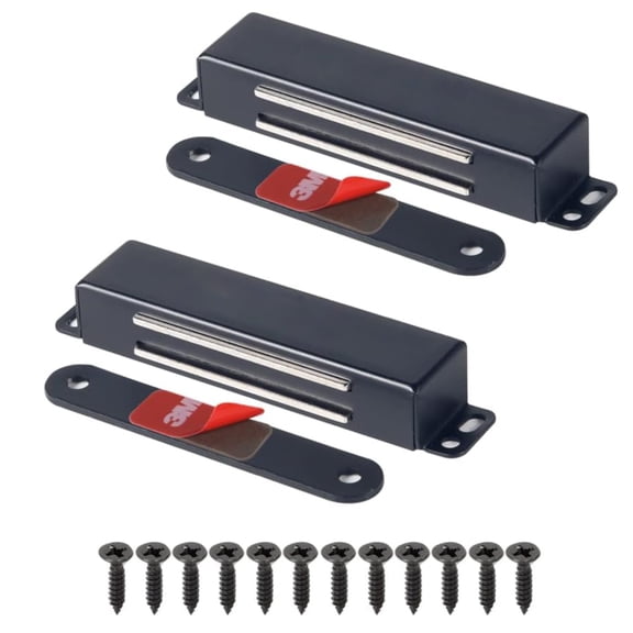 Magnetic Door Catch Heavy Duty 90lb Door Magnets with Strong Magnetic for Kitchen Cupboard Wardrobe Closet Cabinet Door Drawer Latch