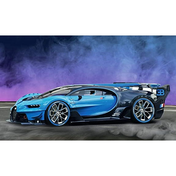 Iconic Arts Laminated 42x24 Poster: Sports Car - Bugatti