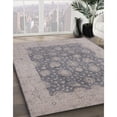 thumbnail image 2 of Ahgly Company Indoor Rectangle Mid-Century Modern Silver Pink Oriental Area Rugs, 8' x 10', 2 of 6