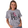 thumbnail image 5 of Hope Pink Ribbon Breast Cancer BCA Women's Graphic T Shirt Tees Brisco Brands X, 5 of 5