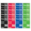 BAZIC Top Bound Spiral Memo Books 3"x5", 50 Sheet, Assorted Color, 16-Count