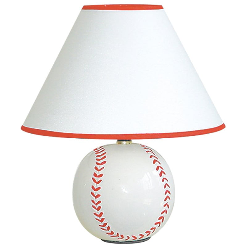 Qmax 12 Inch Ceramic Baseball Sports Table Desk Lamp Walmart Com