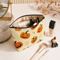 thumbnail image 2 of Halloween Print Travel Pouch Ultra Lightweight 21g for Lingerie Bag Medicine Kit Earphone Cable Organizer Weekend Getaway Music Festival Halloween Market Vendor Supply, 2 of 7