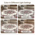 thumbnail image 7 of ODIKA 8'x10' Washable Area Rug Cherries Vintage Door Cherry Blossoms Decorative Botanical Motif for King Size Bedroom Under Bed, Master Suite, Non-Shedding, Easy Care, 7 of 7