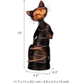 thumbnail image 1 of Elegante portabotellas de vino con forma de gato, estilo vintage chic para coleccionistas de vino, escultura de metal con acabado de bronce rústico que aporta atractivo artístico a su hogar, juego de, 1 of 1