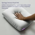 thumbnail image 4 of Purple Harmony Anywhere Pillow, Travel/On-The-Go, Hex Grid, No Pressure Support, Stays Cool, 4 of 5