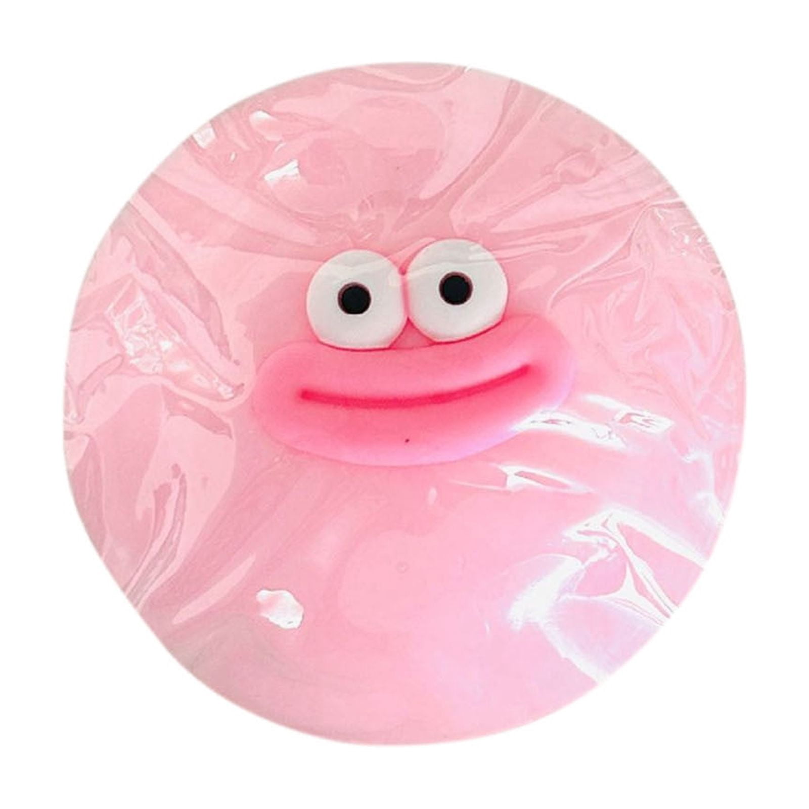 Cute Squeeze Fidget Toys for Teens & Adults, Giant Stress Ball with Big Eyes & Sausage Lips, Funny Prank Gifts, Party Supplies, Game Prizes