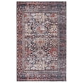 thumbnail image 3 of Safavieh Tucson Forrester Oriental Machine Washable Area Rug, Navy/Rust, 4' x 6', 3 of 13