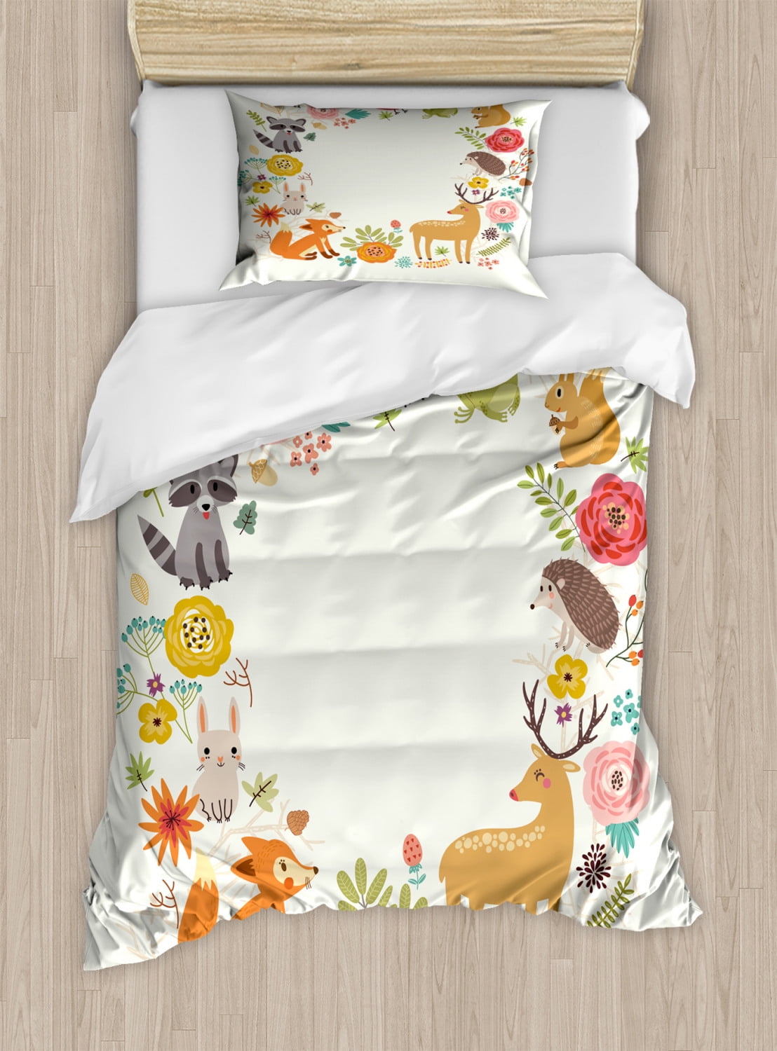 Forest Twin Size Duvet Cover Set, Forest Twin Bed Sheets