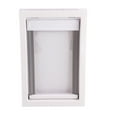 thumbnail image 4 of Plastic PVC Pet Door Magnet Automatic Closing Door Bothway Security Accessory for Cat DogWhite L, 4 of 9